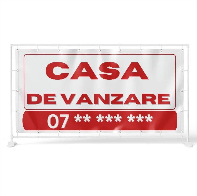 Banner Casa De Vânzare