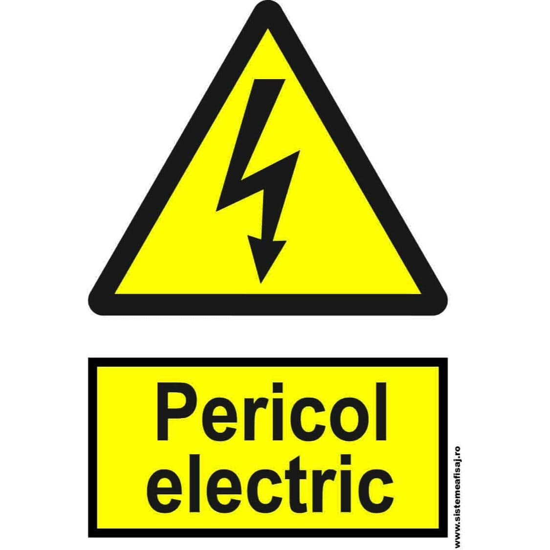 Semn Indicator Pericol Electric