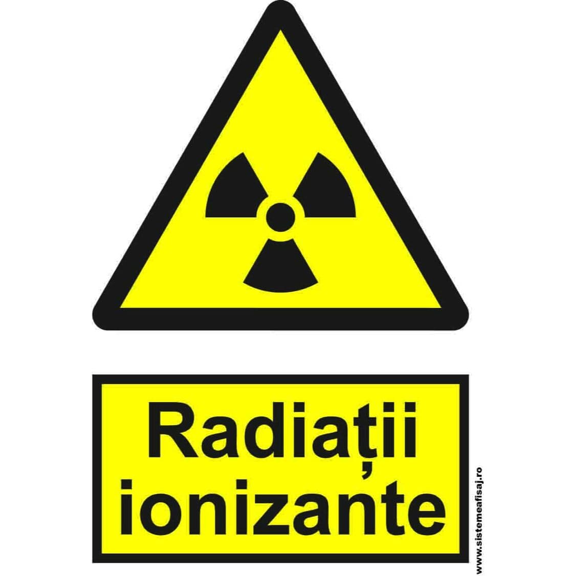 Semn Indicator Radiatii Ionizante