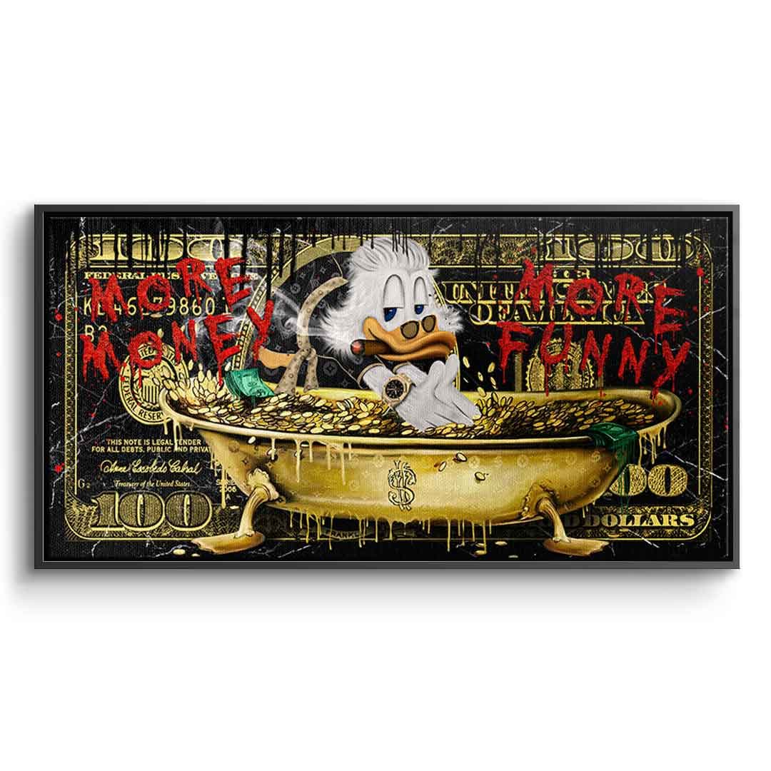 Canvas More money duck - LiCuat