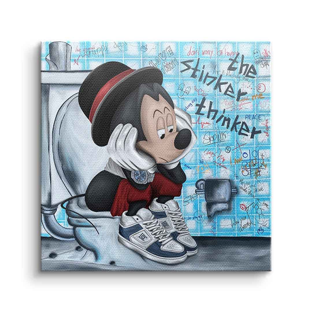 Canvas The stinker Thinker